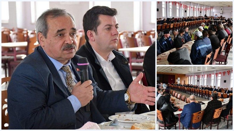 Başkan Şahin, personeli ile yemekte bir araya geldi
