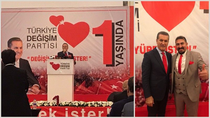 Türkiye Değişim Partisi’nin 1. kuruluş yıldönümü kutlandı