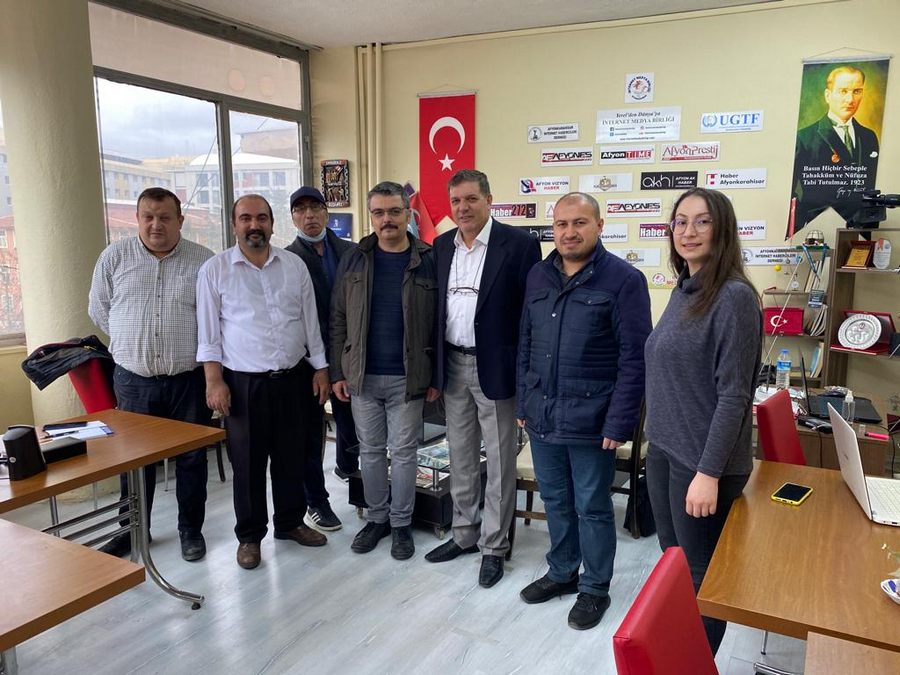 Birlik Vakfı Afyonkarahisar Şubesi’nden İnternet Medya Birliği’ne ziyaret
