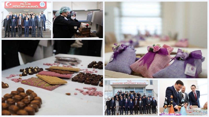 Vali Çiçek Evciler ve Dazkırı İlçelerinde ziyaretlerde bulundu