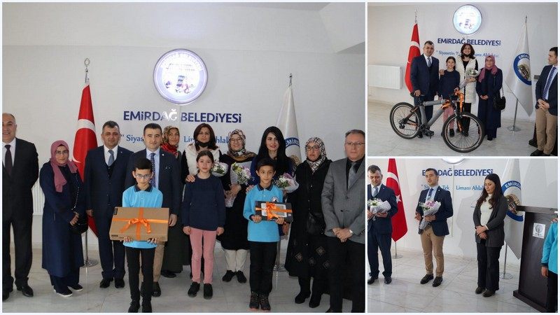 Emirdağ’da dereceye giren öğrenciler ödüllendirildi