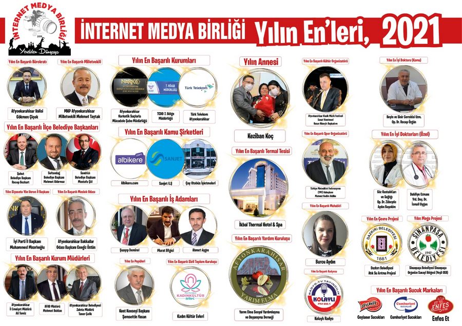 İnternet Medya Birliği 2021 Yılın Enleri ödül töreni