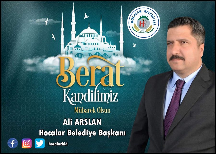 Başkan Arslan’dan Berat Kandili mesajı