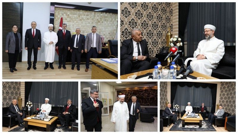 Ali Erbaş’dan Afyon Belediyesi’ne ziyaret