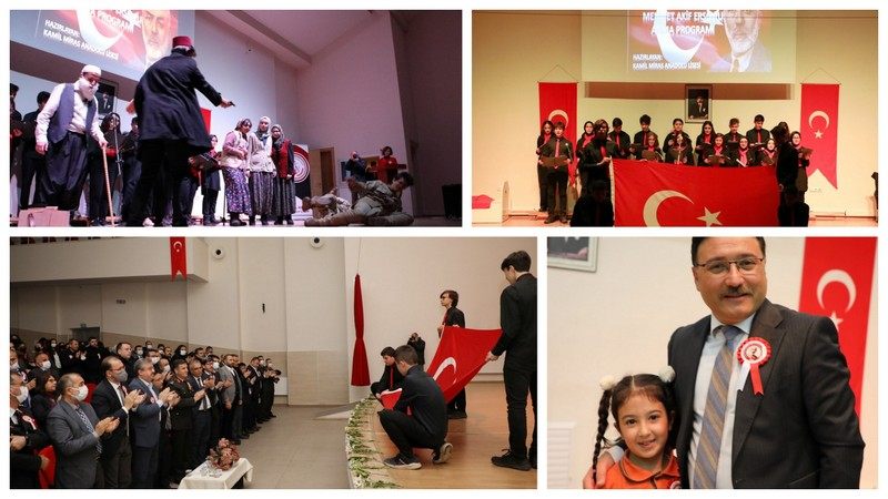 İstiklâl Marşı’mızın Kabulünün 101. Yıl Dönümü Anma Programı Vali Çiçek’in katılımıyla yapıldı