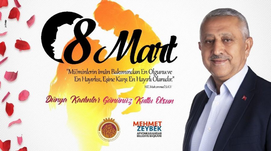 Başkan Zeybek’ten 8 Mart Dünya Kadınlar Günü mesajı